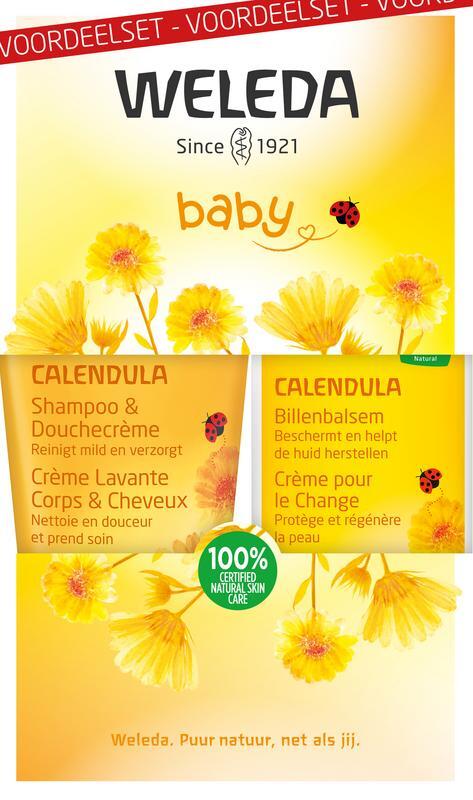 Weleda Voordeelset Baby Calendula Billenbalsem en Douche