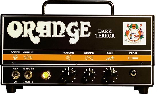 Orange DA15H Dark Terror 15 watt gitaarversterker-top