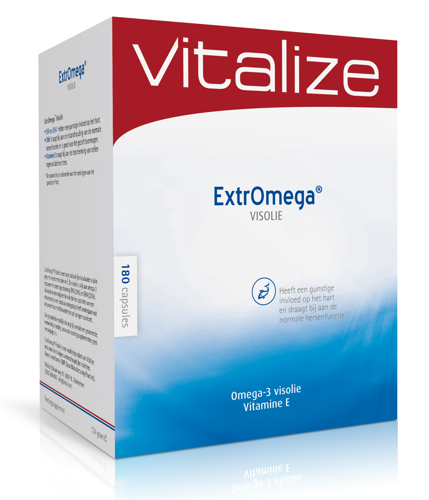 Vitalize Vitalize Extromega Omega 3 Voordeel Capsules 180st