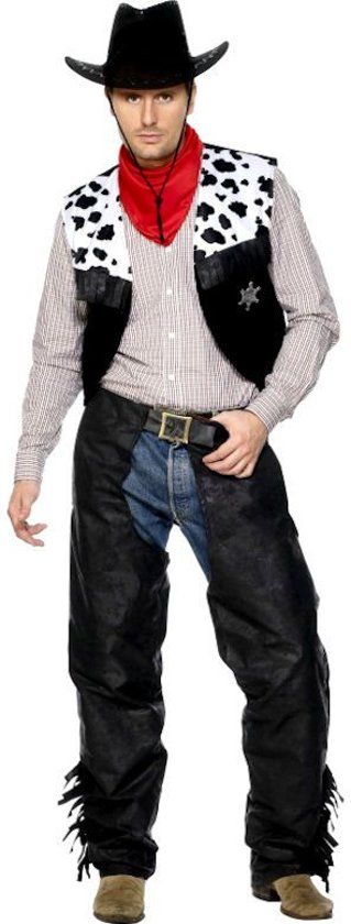 Vegaoo Cowboykostuum voor mannen - Verkleedkleding - Large