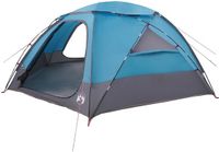 vidaXL Dometent met Verwijderbare Regenkap 12-persoons Blauw
