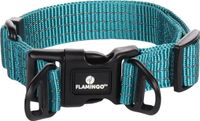 Halsketting Flamingo Zorba Halsband Honden Turquoise S 30-45cm 25mm