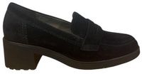 Gabor Dames - Slipper & Mocassin 4007.01 in zwart suède, zwart, 37.5 EU