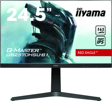 iiyama G-MASTER GB2570HSU-B1 - 24.5 inch Full HD Gaming Monitor - 165Hz, IPS, 0.5ms