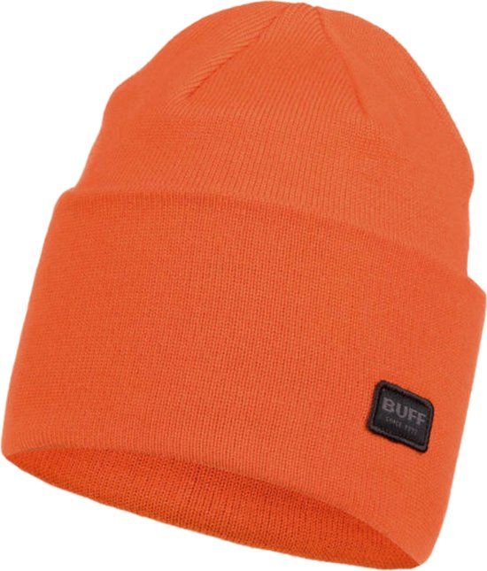 Buff Niels Knitted Hat Beanie - Unisex - Orange - One Size