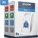 SQOON® Sacs d'aspirateur de qualité adaptés pour Miele HyClean G/N - Miele 9917730 - 24 pièces