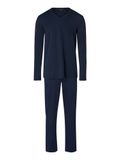 Hanro Pyjama long ' Night & Day ' bleu marine