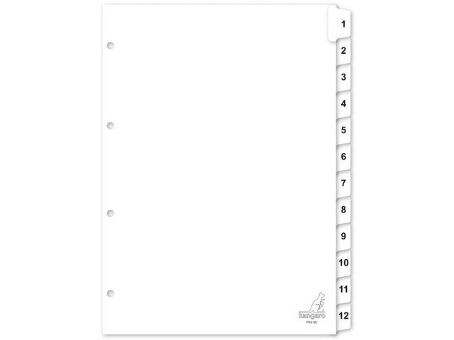 Kangaro PK412C - Schutkaart - Wit