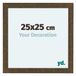yd. Cadre photo 25x25 cm Or Antique MDF