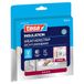 tesa INSULATION Rubber Seal XL - Zelfklevende afdichting voor isolerende kieren van ramen en deuren - Wit - 6 m x 9 mm x 7 mm