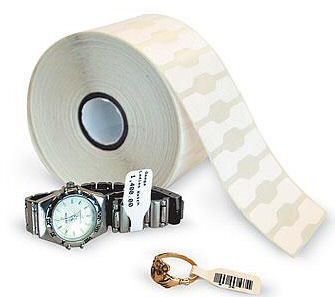 Zebra 10010064 Printeretiketten - Wit - Polypropyleen (PP) - Direct thermisch - 0.5" x 2.2" - 6 rollen