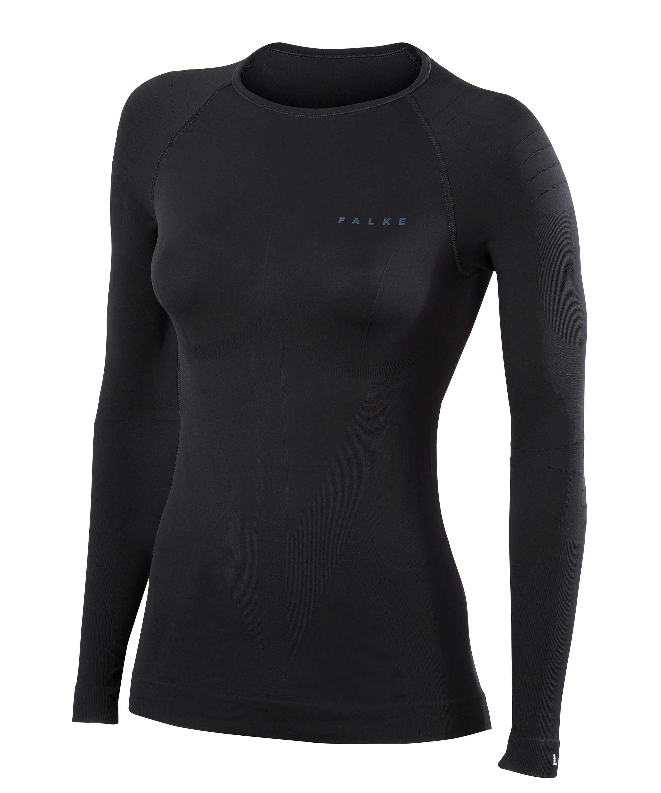 FALKE Ergonomic Sport System Falke Longsleeved Tight Shirt Dames Sportshirt - Zwart - XS