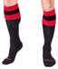 Barcode Berlin FOOTBALL SOCKS Noir-Rouge