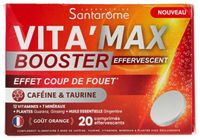 Santarome Vita'Max Booster Effervescent Orange 20 Comprimés