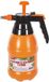 Cm Plantenspuit met hoge druk sproeier/vernevelaar - kunststof - 1 liter - oranje - 28 cm