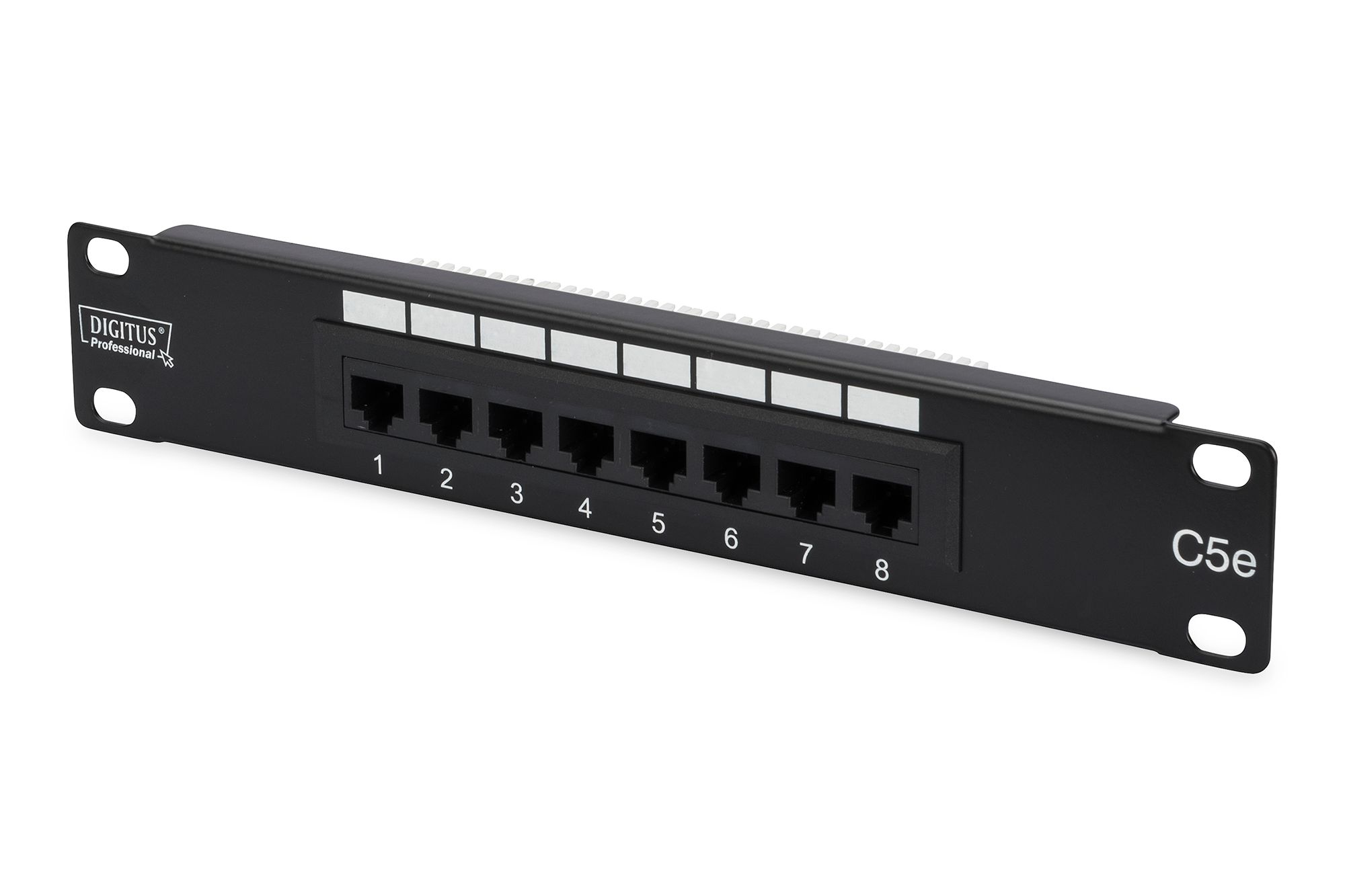 Digitus 10" CAT 5e patch panel - Zwart