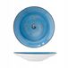 Wilmax Assiette creuse en porcelaine - Bleu, 25,5 cm, 350 ml