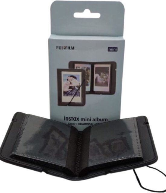 Fujifilm Instax Mini Album Grijs - Insteekalbum voor 28 foto's - Houtskool grijs