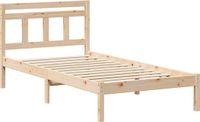 vidaXL Bedframe Massief Grenenhout Naturel 80 x 200 cm