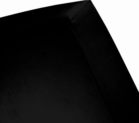 Cinderella Hoeslaken Basic Katoen - 180x210 cm - Black