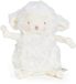 Bunnies By The Bay Roly Poly Kiddo Knuffel - Knuffeldier - Geborduurde details - Lammetje - 13 cm - Wit