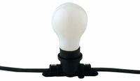 FANEUROPE Kabel met PICNIC-verlichting, zwart, 10 x E27, IP44, met stekker, 10 meter