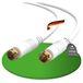 conecto Sat-kabel, antennekabel, coaxiale kabel, F-connector naar F-connector, dubbel afgeschermd, 1,50 m, wit