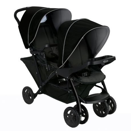 Graco Stadium Duo Tandem Stroller - Black - 2 Seats