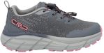 CMP Kinderen Sneakers Rahmsy Unisex Grijs/Roze Fluo Textiel/Rubber Harde Zool Veters Maat 32