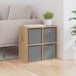 vidaXL Dressoir Artisan Chêne 49,5 x 22 x 47 cm