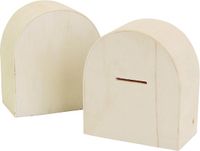 Creativ Company Houten Spaarpot 10x9 cm