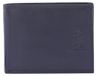 Coveri Collection Portefeuille homme cuir véritable Bleu, Noir, Marron foncé Black B UNICA 9.5x12.5x2.5 cm