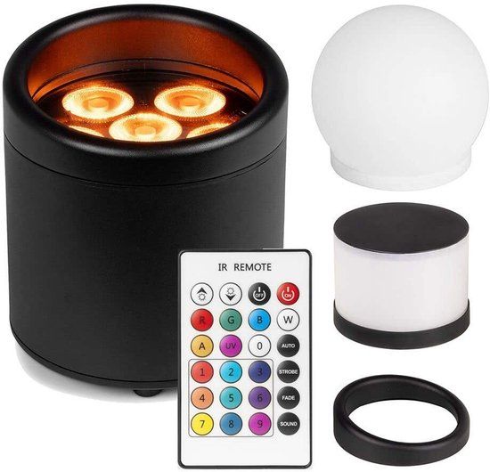 BeamZ Professional Helios Accu Uplight - IP65 Waterdicht - RGBW-UV