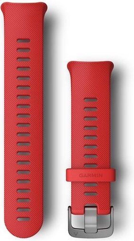 Garmin horlogeband - Forerunner 45 - siliconen - rood