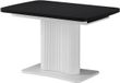 Vicco Eettafel Fenaro, Zwart/Wit, 120-160 x 80 cm uitschuifbaar