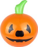 Henbrandt Opblaasbare Halloween decoraties - Pompoen - oranje/zwart - 35 cm - pvc kunststof