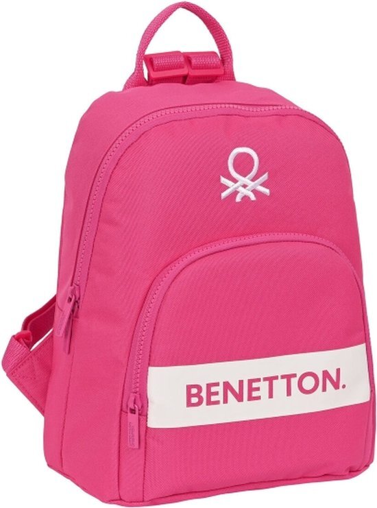 Benneton Casual Rugzak - Raspberry Fuchsia - Dames - 13 L