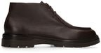 Manfield - Heren - Bruine leren desertboots - Maat 43