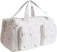 GadgetNest B.V. Sac de matelassage, grand sac à langer, sac de voyage multifonctionnel avec bandoulière réglable et poignée confortable, adapté aux voyages et aux sorties. Dimensions : 48 x 26 x 22 cm, blanc.