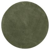 VidaXL Tapijt Polyester Donkergroen