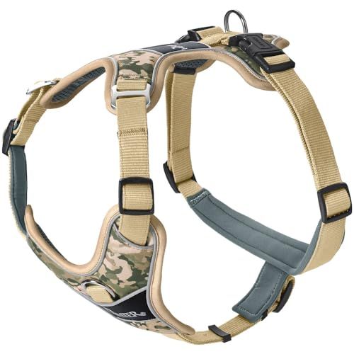HUNTER hondentuig DIVO CAMOUFLAGE, beige, S-M