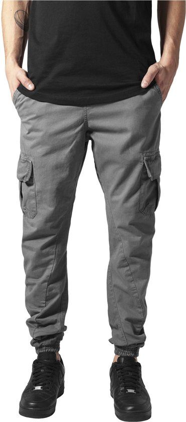 Urban Classics Cargo Jogging Heren Cargobroek - grijs - L