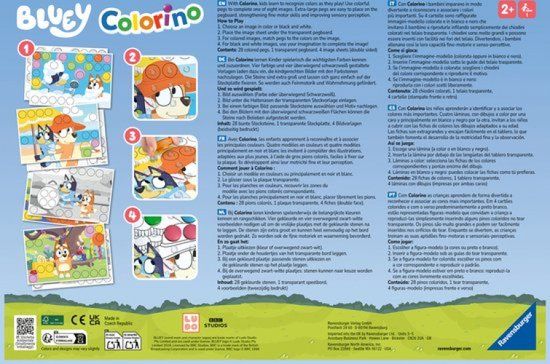 Ravensburger Bluey Colorino - Kinderspel - Educatief spel - 2+ jaar