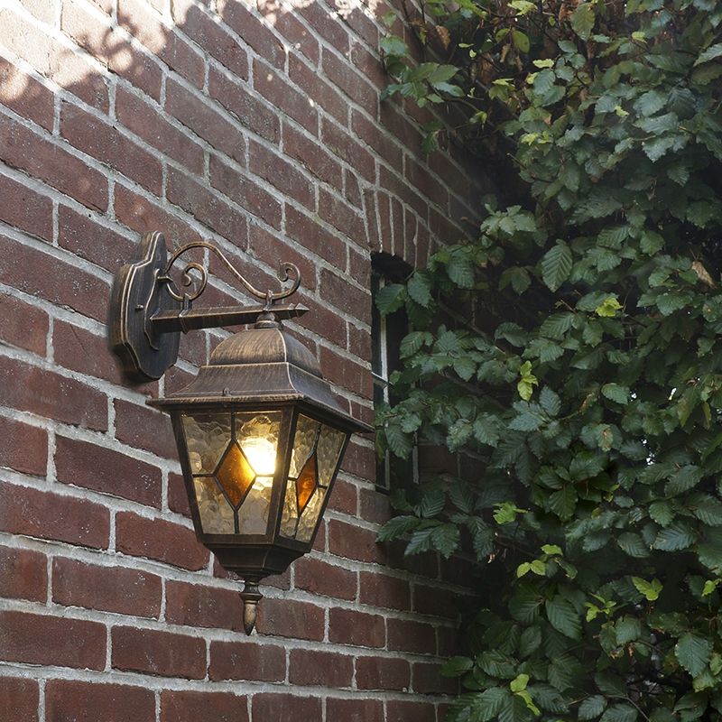 QAZQA WL Antigua 1 lichts D 260 mm brons | 8718881054471