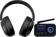 MIXX StreamQ TV Headphones + Audio Transmitter - Black