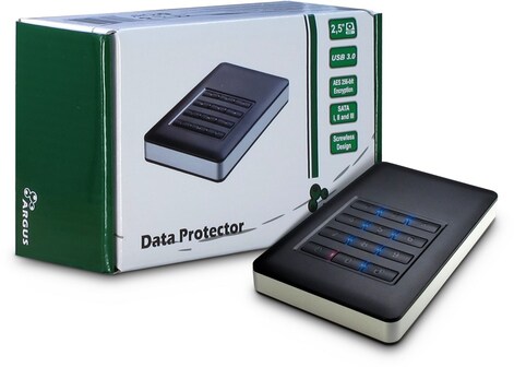 Inter-Tech GD-25LK01 - Behuizing voor opslagstations - Zwart, Aluminium