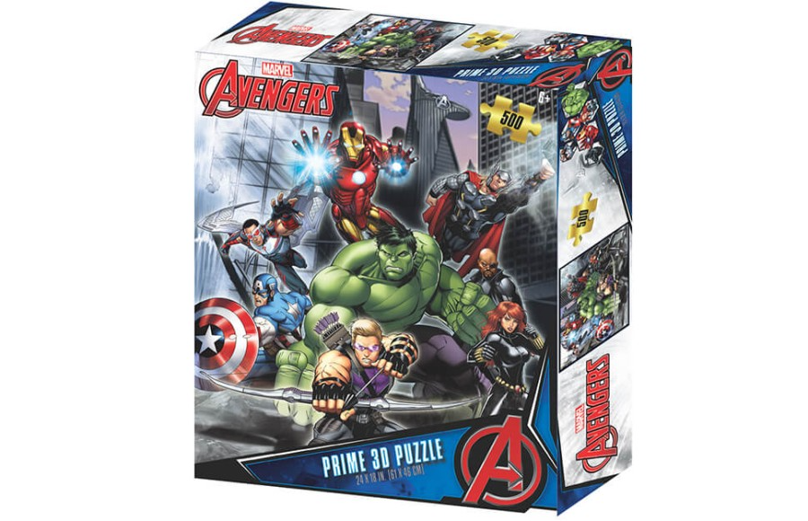 Prime3D 3D Image Puzzel - Avengers Battle (500 stukjes)