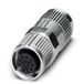 Phoenix Contact 1559631 M12 Kabel-connector Zwart, Zilver