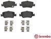 Brembo P83080 Rear Disc Brake Pad - Set of 4
