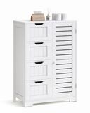 Mondeer Badkamerkast met 4 laden, 2 planken, 56 x 30 x 83 cm